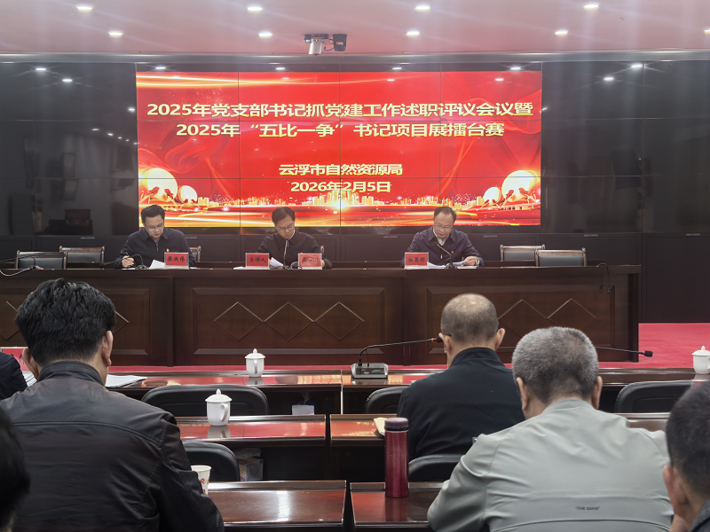 市自然资源局召开2025年党支部书记抓党建工作述职评议会议暨“五比一争”书记项目展演擂台赛